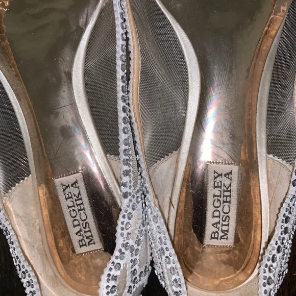 Badgley Mischka Gigi Embellished Pointed-Toe Flats - Picture 6 of 11